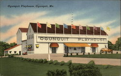 Ogunquit Playhouse Maine Postcard Postcard