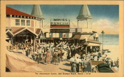 The Amusement Center Old Orchard Beach, ME Postcard Postcard