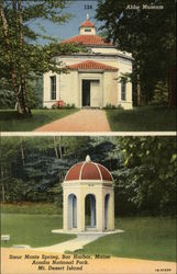 Abbe Museum, Sieur Monts Spring Postcard