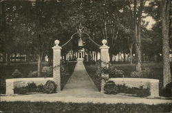 Bates College - Class of 1929 Gate to Hathorn Hall Postcard