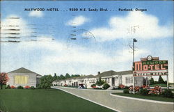 Maywood Motel, 9300 N.E. Sandy Blvd Postcard