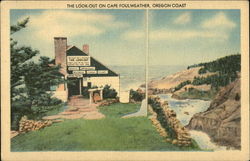 The Lookout on Cape Foulweather Depoe Bay, OR Postcard Postcard