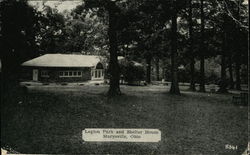 Legion Park and Shelter House Postcard