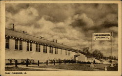 Camp Claiborns, La Postcard