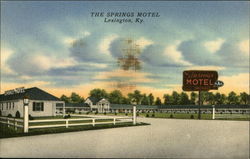 The Springs Motel Lexington, KY Postcard Postcard