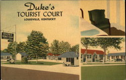 Duke's Tourist Court Louisville, KY Postcard Postcard