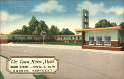 The Town House Motel Corbin, KY Postcard Postcard