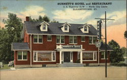 Burnett's Hotel and Restaurant Postcard