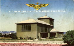 U.S. Naval Air Station Alameda, CA Postcard Postcard