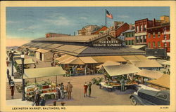 Lexington Market Baltimore, MD Postcard Postcard