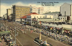 Festival of States Parade St. Petersburg, FL Postcard Postcard