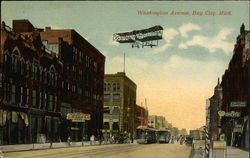 Washington Avenue Bay City, MI Postcard Postcard