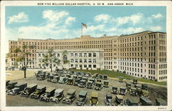 New Five Million Dollar Hospital U.of M Postcard