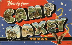 Howdy from Camp Maxey Postcard