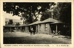 Kuhnsville Hotel - Modern Cabins Allentown, PA Postcard Postcard