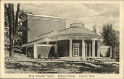 Amherst College - Kirby Memorial Theater Massachusetts Postcard Postcard