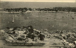 Marblehead Harbor and Neck Postcard