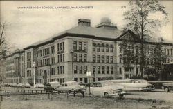 Lawrence High School Massachusetts Postcard Postcard