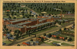 Dennison Manufacturing Co., Founded in 1844 by E. W. Dennison Framingham, MA Postcard Postcard