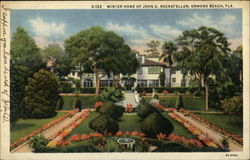 Winter Home of John D. Rockefeller Postcard