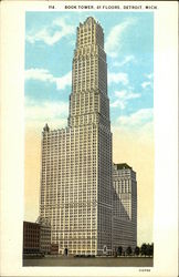 Book Tower, 81 Floors Detroit, MI Postcard Postcard