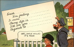 Gee, Uncle Willie -It's From Postcard