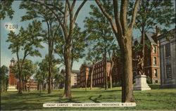 Front Campus, Brown University Providence, RI Postcard Postcard