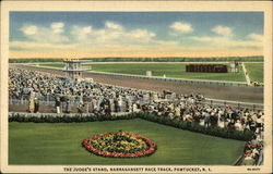 The Judge's Stand, Narrangansett Race Track Pawtucket, RI Postcard Postcard