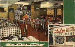 Luke's Restaurant Providence, RI Postcard Postcard