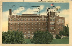 Methodist Hospital Sioux City, IA Postcard Postcard