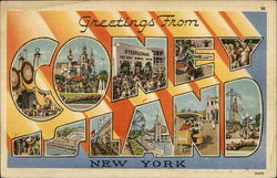 Greetings from New York Postcard Postcard