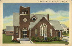 Atlantic Methodist Church Ocean City, MD Postcard Postcard