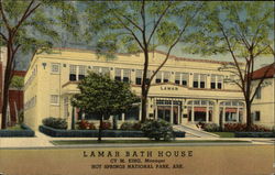 Lamar Bath House Postcard