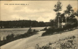 Scene Around Bound Brook, N.J New Jersey Postcard Postcard