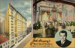 Jack Dempsey's Hotel Great Northern Postcard