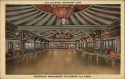 Ritz Ballroom Bridgeport, CT Postcard Postcard