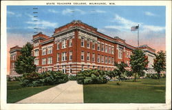 State Teacher's College Milwaukee, WI Postcard Postcard