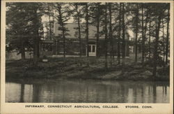 Infirmary, Connecticut Agricultural College Storrs, CT Postcard Postcard