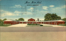 Moses Motor Hotel Postcard