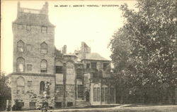 Dr. Henry C. Mercer's "Fonthill" Doylestown, PA Postcard Postcard