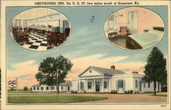 Greyhound Inn Somerset, KY Postcard Postcard