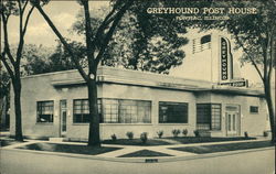 Greyhound Post House Postcard