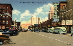 Falls Street Postcard