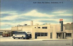 Union Bus Station Greensboro, NC Postcard Postcard