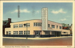 Greyhound Bus Terminal Postcard