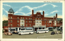 Hotel Moody Claremont, NH Postcard Postcard