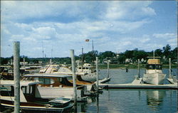 Wickford Harbor Rhode Island Postcard Postcard