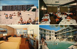 Spray Beach Motor Inn, Oceanfront at 24th Street Postcard