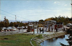 Double Chair Lift Postcard