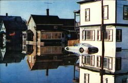 The Great Flood of 1987 at Lewiston-Auburn, Maine Postcard Postcard